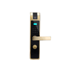 Serrure de porte intelligente biométrique fortement fixée optique bilatérale de reconnaissance de veine de doigt