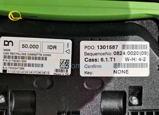 1750306001 01750306001 ug CASS KMAT 1750301000 01750301000 des pièces DN200V CAS Recycling Cassette CONV DN200 d'atmosphère de Diebold