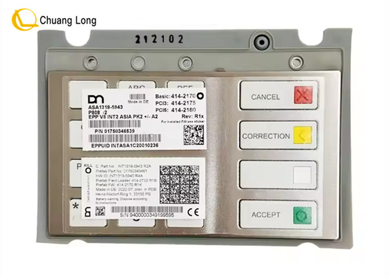 Les pièces détachées pour les distributeurs automatiques Diebold Nixdorf DN200 DN450 DN470 DN490 EPP V8 INT ASIA PK2+ -A2 Clavier Clavier 01750346539 1750346539