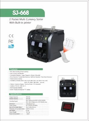 Bon prix Machine de comptage de billets multidevise qui prend en charge les devises de tous les pays avec prise en charge linguistique pour jusqu'à 48 pays en ligne