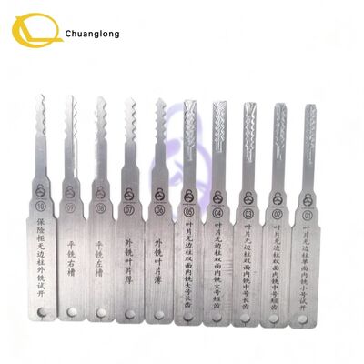 Kit d'outils d'ouverture de serrures Master Grand® 10 pièces pour coffres-forts chinois de niveau C, serrures d'urgence, serrures de véhicules et de circulation