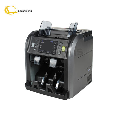Bon prix SJ-668 Compteur de billets mixtes CIS à deux poches avec poignée, imprimante thermique intégrée, batterie intégrée, machine de comptage de devises en ligne