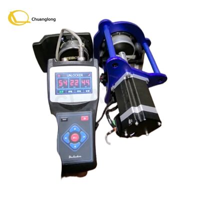 Le Grandmaster Auto Combination Finder   Auto CodeCracker Coffres-forts à cadran mécaniques et guichets automatiques (GAB) Système moteur/capteur pour le décodage non destructif des serrures de coffres-forts et de GAB