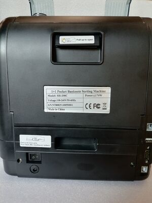 SH-208C-2CIS Compteur de valeur de poche de mélange de métaux Équipement bancaire financier avec détecteur d'argent pour la gestion de la trésorerie NT808251100550001