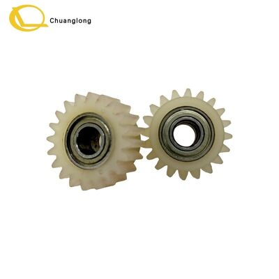 Bon prix NMD A001469 20T Engrenage en plastique NQ Blanc Engrenage à 20 dents avec roulement Glory Delarue Talaris ND200 NMD200 NQ101 NQ200 NQ300 ATM CRS Selfserv Pièce en ligne