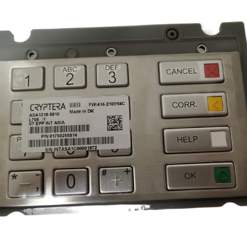 01750255914 Diebold Nixdorf 1750255914 EPP V7 ESP INT Pinpad Amérique du Sud