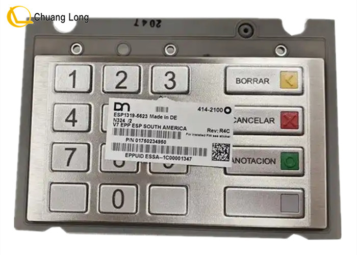 Écrans EPP pièces détachées Diebold Nixdorf DN V7 EPP clavier clavier 01750234950 1750234950