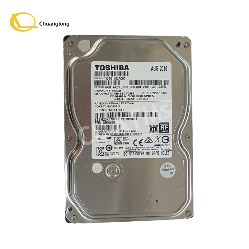 Pièces de kiosque ATM Pour Toshiba DT01ABA100V 1TB SATA 3.5 Disque dur Disque dur PC à faible consommation