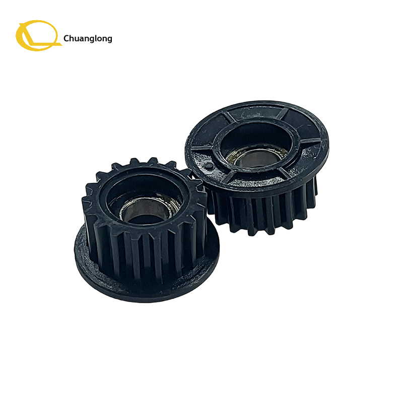 Pièces de rechange Glory Glory Machine de recyclage d'espèces Unilatéral 18 dents Avec roulement Glory CRM 18T Engrenage Avec roulement