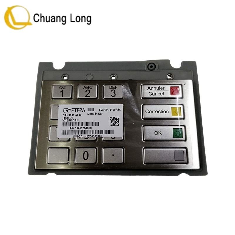 Wincor Nixdorf Diebold Nixdorf V7 original et nouveau EPP mot de passe chiffré Pinpad ATM Sécurité clavier clavier 01750234858 1750234858