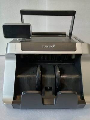 Bon prix JUNUO C05 Compteuse de billets détecteur Noir avec affichage LED en ligne