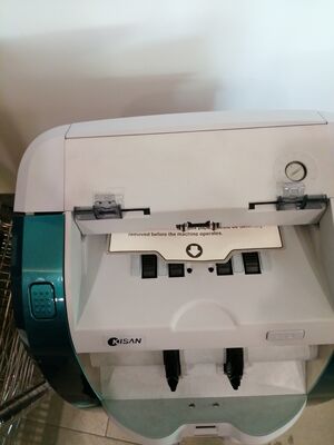 Bon prix Machine de tri des billets de banque Kisan Détecteur de compteur d'argent Bleu avec écran LED Smart K3 S16E01-3659 en ligne