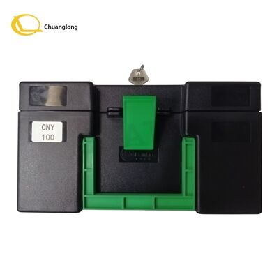 Bon prix Pièces de Machine ATM GRG CDM8240N-NNV-001 pièces ATM NOTE CASSETTE YT4.100.2158 tout nouveau dépôt d'argent ATM Original noir + vert en ligne
